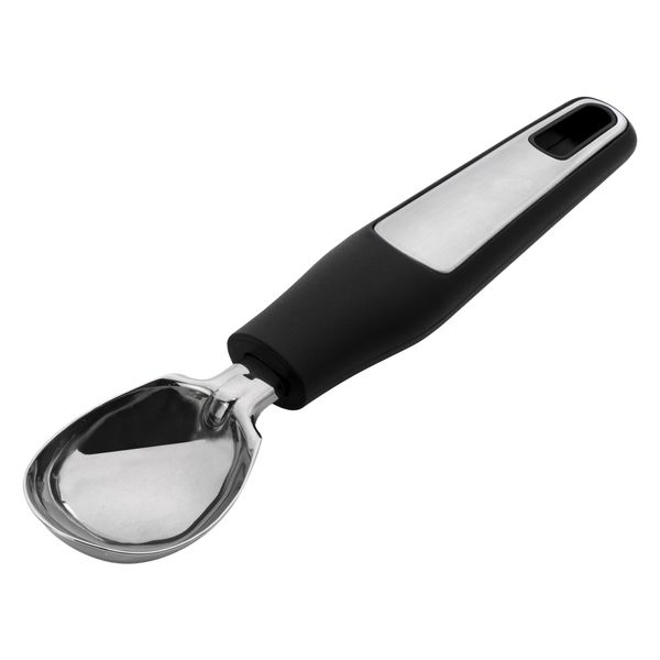 Regent Premium Ice Cream Scoop St Steel with Pp+ss Black Handle, 200mm