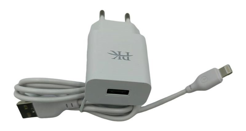 PK Quick Charge Adapter With Lightning Cable - PK12