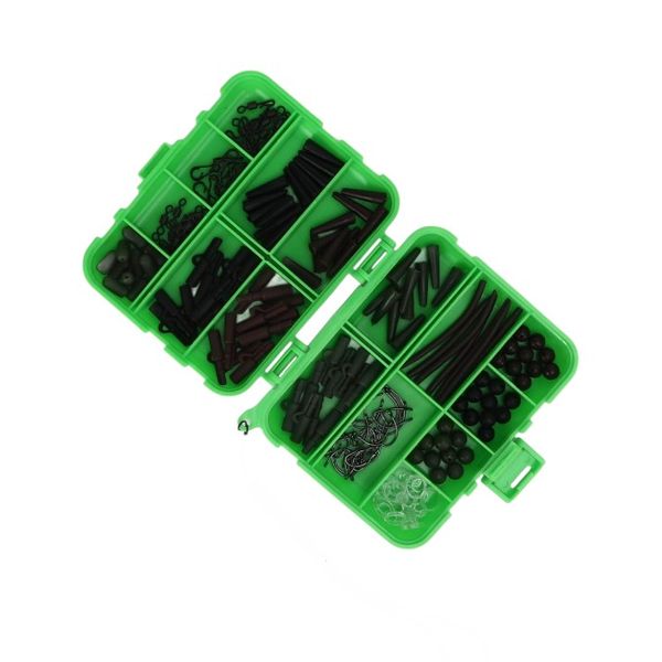175 Pieces Multifunctional Fishing Accessory with Storage Box