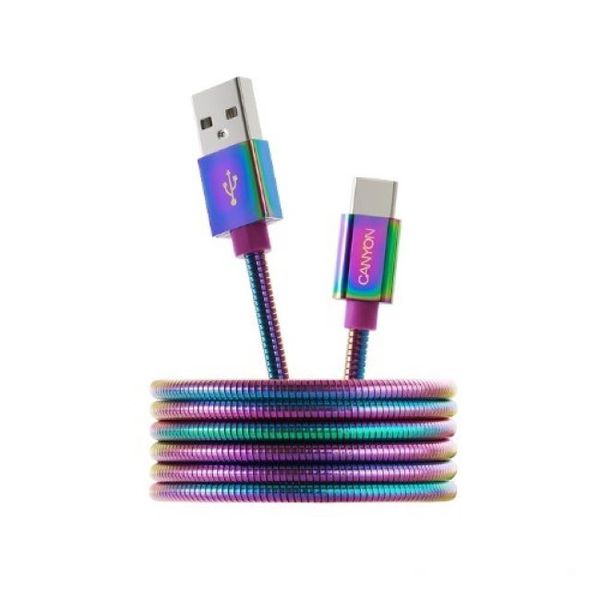 Cable Canyon UC-7 USB-C 12W 1.2m Oil Slick - CNS-USBC7RW