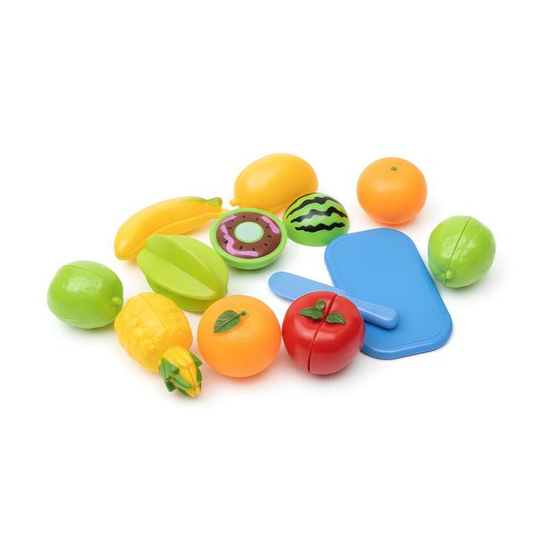 Sliceable Pretend Play Food Set - Fruits &amp; Veggies for Kids