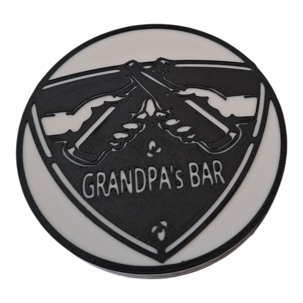 Grandpa's Bar Coasters