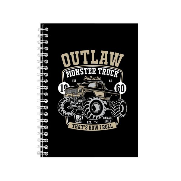 Outlaw Notebook Car Gift Idea A5 notes 125