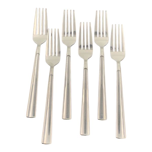 Quality Table Fork Square Handle Broad 12 Piece