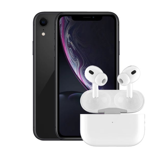 iPhone XR 64GB Certified Pre-Owned- Good Quality + New Aero Pods