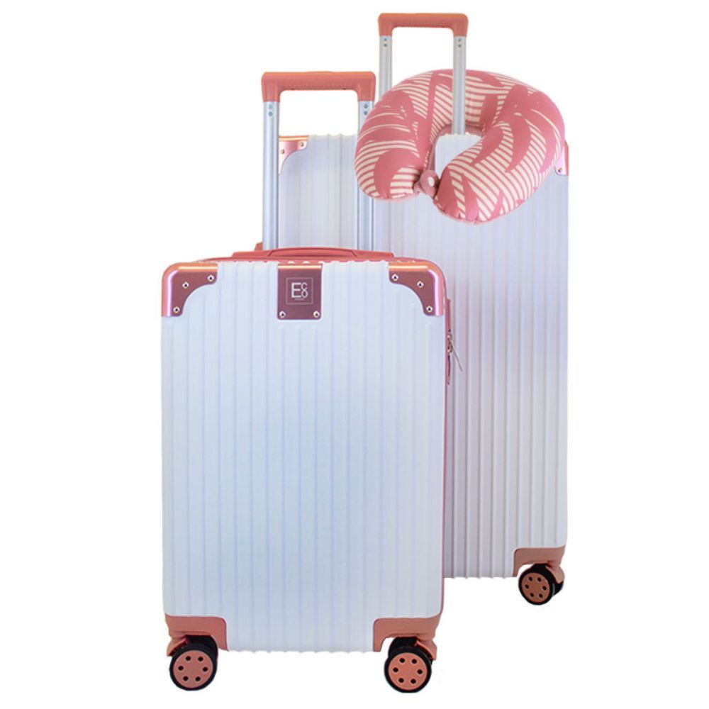 Berlin Spinner Suitcase Hardshell Set - with Neck Pillow 55cm & 75cm