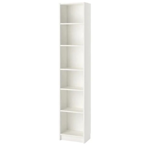 Modern 5 Tier Billy Bookcase Shelf Storage Cabinet White Adjustable Shelves