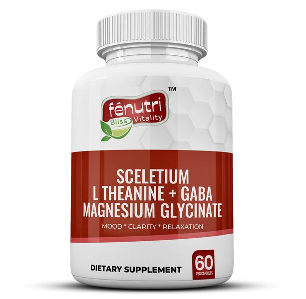 Fenutri - Sceletium, L Theanine, Magnesium &amp; GABA - 60 Veggie Capsules