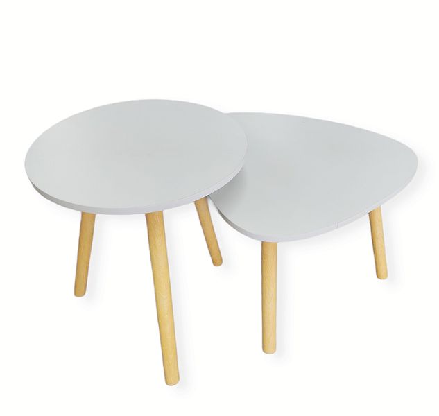 Set of 2 Mini Nesting Tray Side Table Coffee Table Decoration Stand