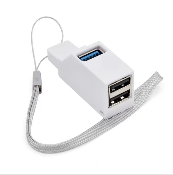 USB 3.0 HUB Adapter Extender Mini Splitter Box 1 to 3 Ports