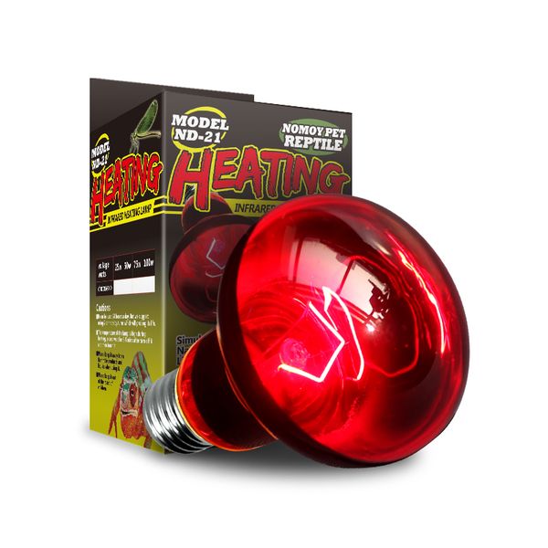 Infra Red Heat Lamp for Birds / Reptiles &amp; Other Small Pets 100W