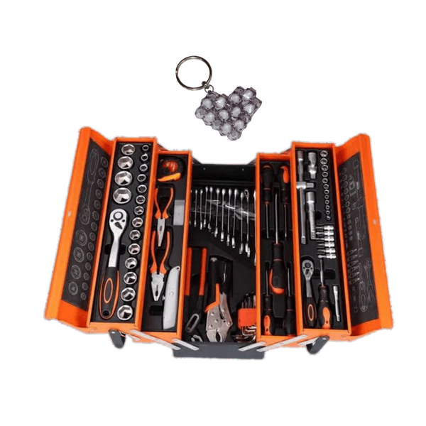 85 PC Tool Box Set With Metal Box AYI001-151 and handmade keyholder
