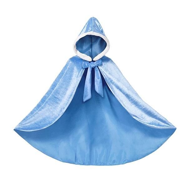 Blue Princess Cape with Hood