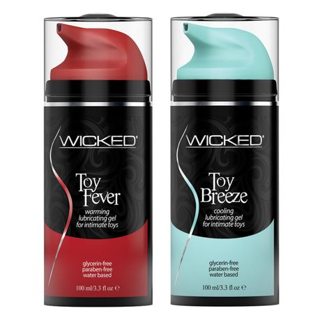 Wicked Sensual Adult Intimate Toy Breeze and Fever Lube Lubricant