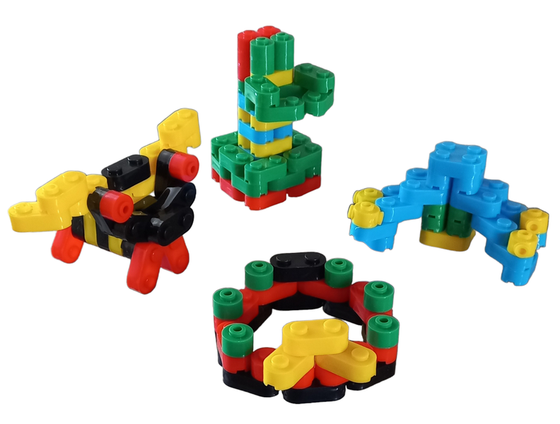 Bent Building Block Set - Kids - 170 Piece