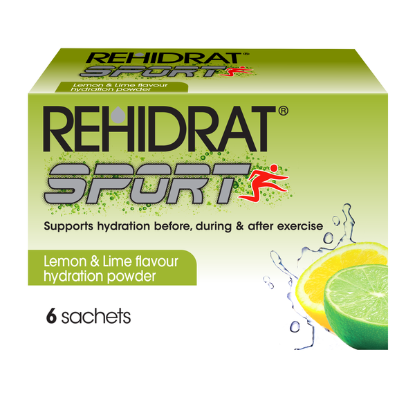 Rehidrat Sport Oral Electrolyte Mixture Lemon &amp; Lime 14g x 6 sachets