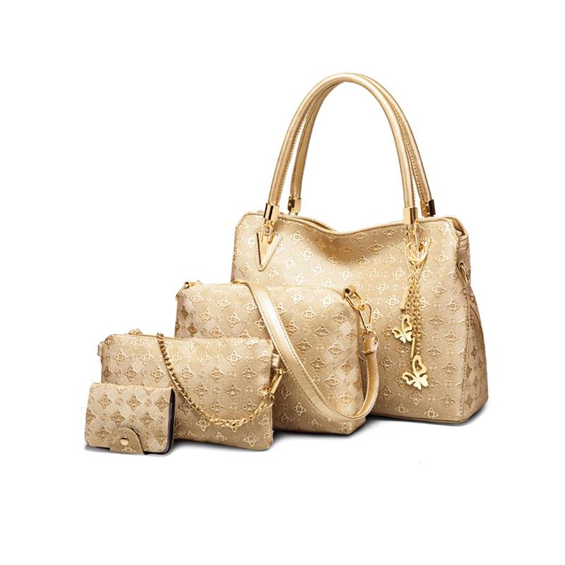 4 Pieces Purses And Handbags For Women Shoulder Tote Bag Set Buy