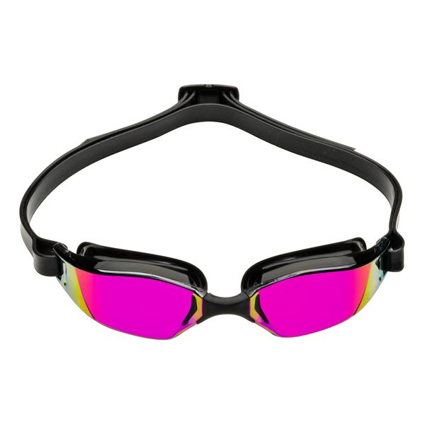 Aquasphere Xceed - Pink Titanium Mirrored Lens - Black Swim Racing Goggles