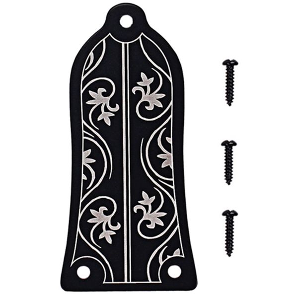 Guitar Truss Rod Cover for Electric (Black)