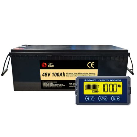 SJY Brand new 48V100Ah Battery with Reliable Quality and Longer Cycle Life Image