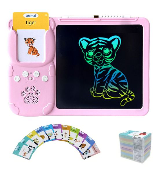 Talking Flash Cards, Words Drawing Tablet for Toddlers 3+ 112Cards-B4945