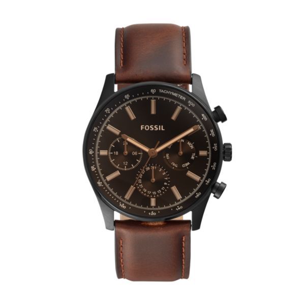 Fossil Sullivan Brown Leather Casual Watch-BQ2457