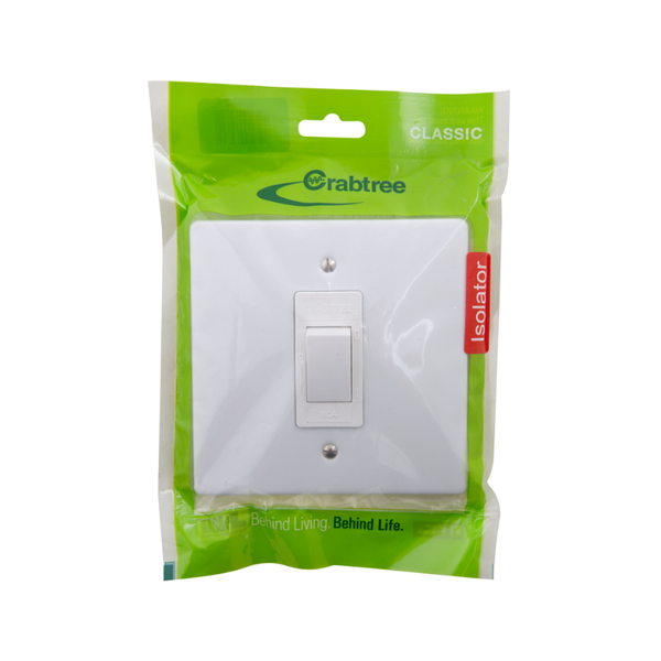 Crabtree Switch Isolator Stove 60A 4X4