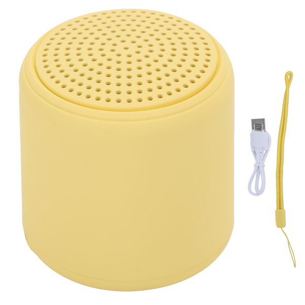 For Bluetooth Speaker Portable Mini USB Interface Wireless Audio Yellow