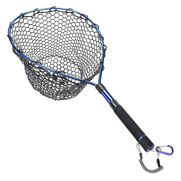 Camping Multifunctional Hand Held Fly Fishing Landing Net 55cm