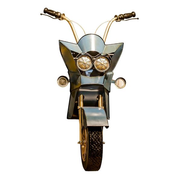 Decor Vintage Industrial Style Motorcycle Wall Sculpture (93cm)