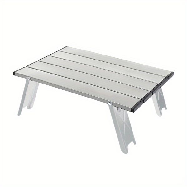 Portable Mini Folding Aluminum Table for Outdoor Travel and Picnics