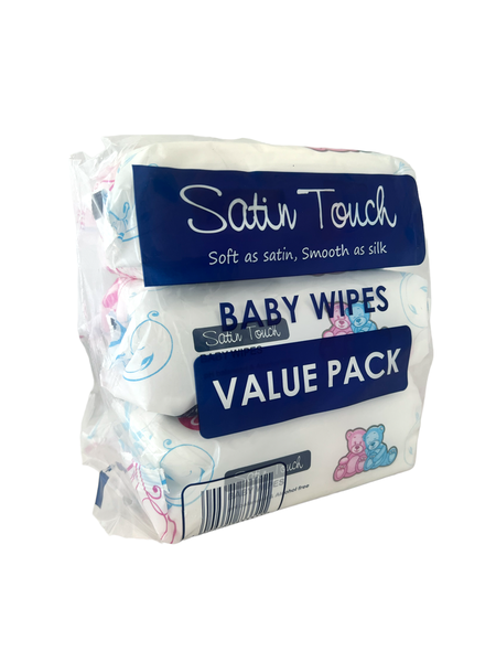 Satin Touch Sensitive Luxury Baby Wipes - Unfragranced (Case 24 x 72)
