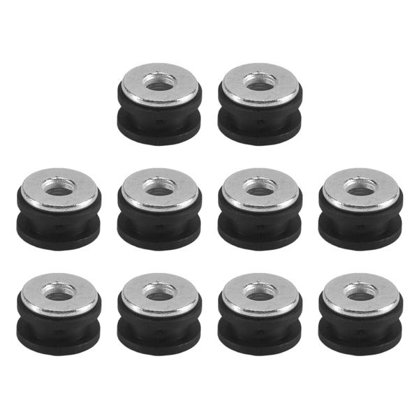 10pcs Motorcycle Rubber Grommets For Honda Yamaha Suzuki Kawasaki Fairings