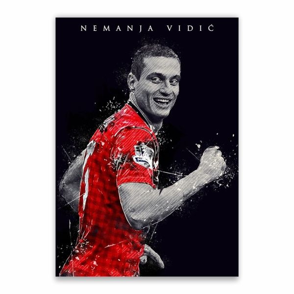 Nemanja Vidic Poster - A1