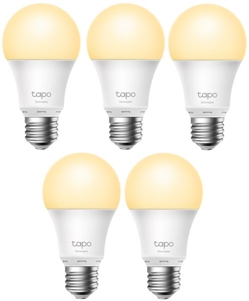 TAPO L510E Smart Wi-Fi Light Bulb – Dimmable (5-Pack)