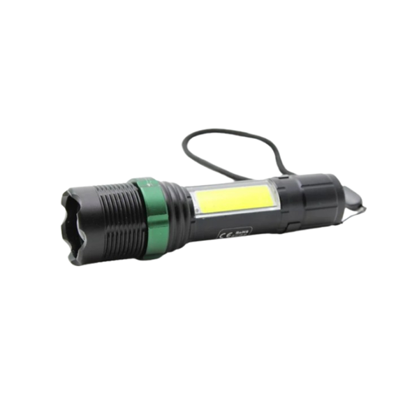Multifunctional COB Zoom Flashlight- F715-T6