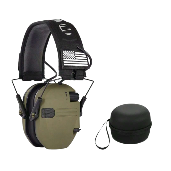 Electronic Shooting Ear Muffs - Noise Reduction with Protective Carry Case