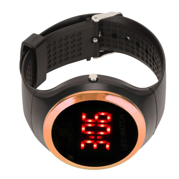 Digital Children Watch for Daily Life Rose Gold Red LED Outdoor Sports