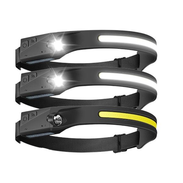 Set of 3 LED Multifictional Headlamp