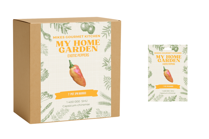Chilli Grow Kit Complete - 7 pot JPN Mango chilli + Seed pack