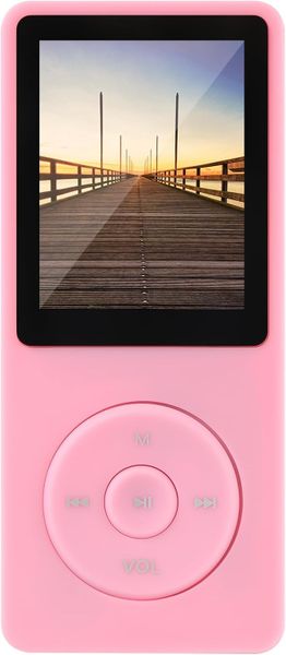 MP3 Player Stylish Multifunctional Slim 1.8 Inch LCD Screen-Pink