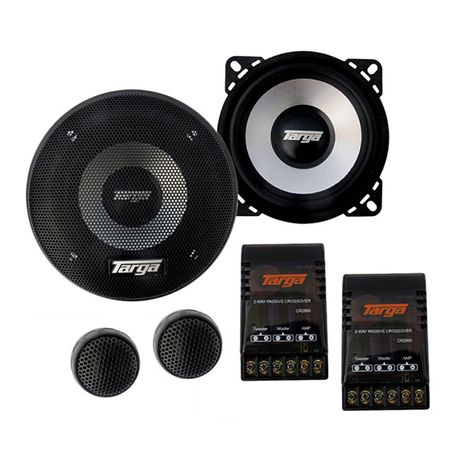 Targa 6Inch 600 Watts 4 Ohm Split System with Gel Key Holder