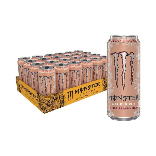 Monster Energy Drink Ultra Peachy Keen 24 x 500ml