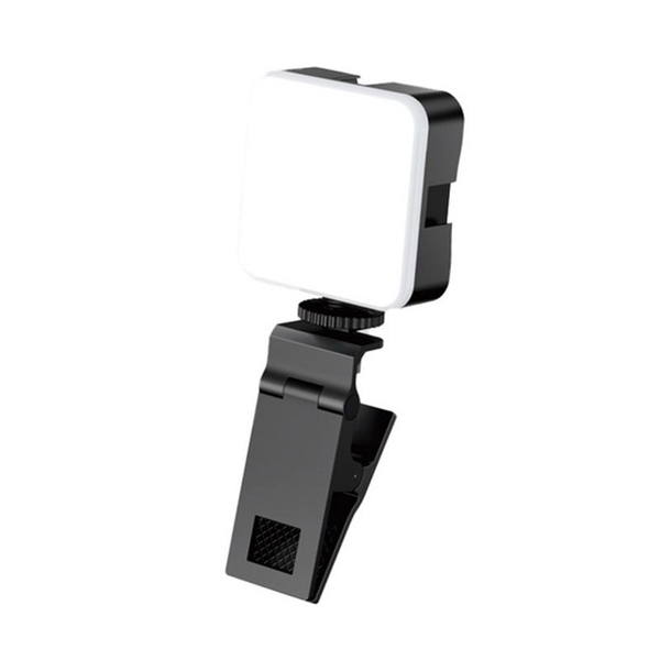 Rechargeable RGB Photography Light with 3-Speed Color Temperature Clip