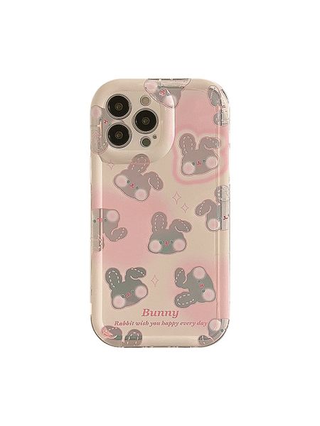 Phone Case Compatible With Iphone 13 Transparent Rabbit Phone Case