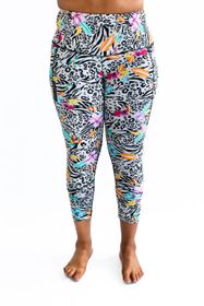 Tights, Plus Size, High Waisted, Floral Leopard, Shop Today. Get it  Tomorrow!