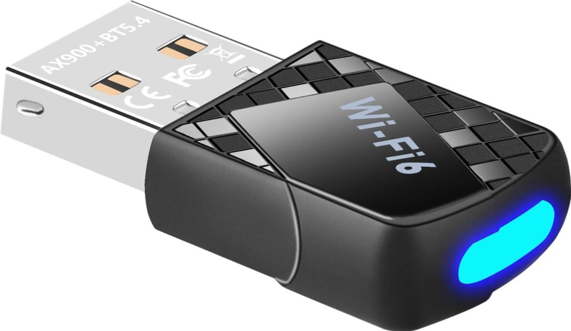 AX900 USB WiFi 6 Adapter with Bluetooth 5.4, Fast 900Mbps for PC &amp; Laptop
