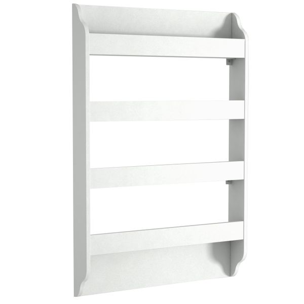 4 Tier Kids Exclusive Drama Montessori Bookshelve White