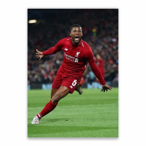 Gini Wijnaldum Goal Poster - A1