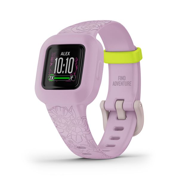 Garmin Vivofit Junior 3 Fitness Tracker - Lilac Floral